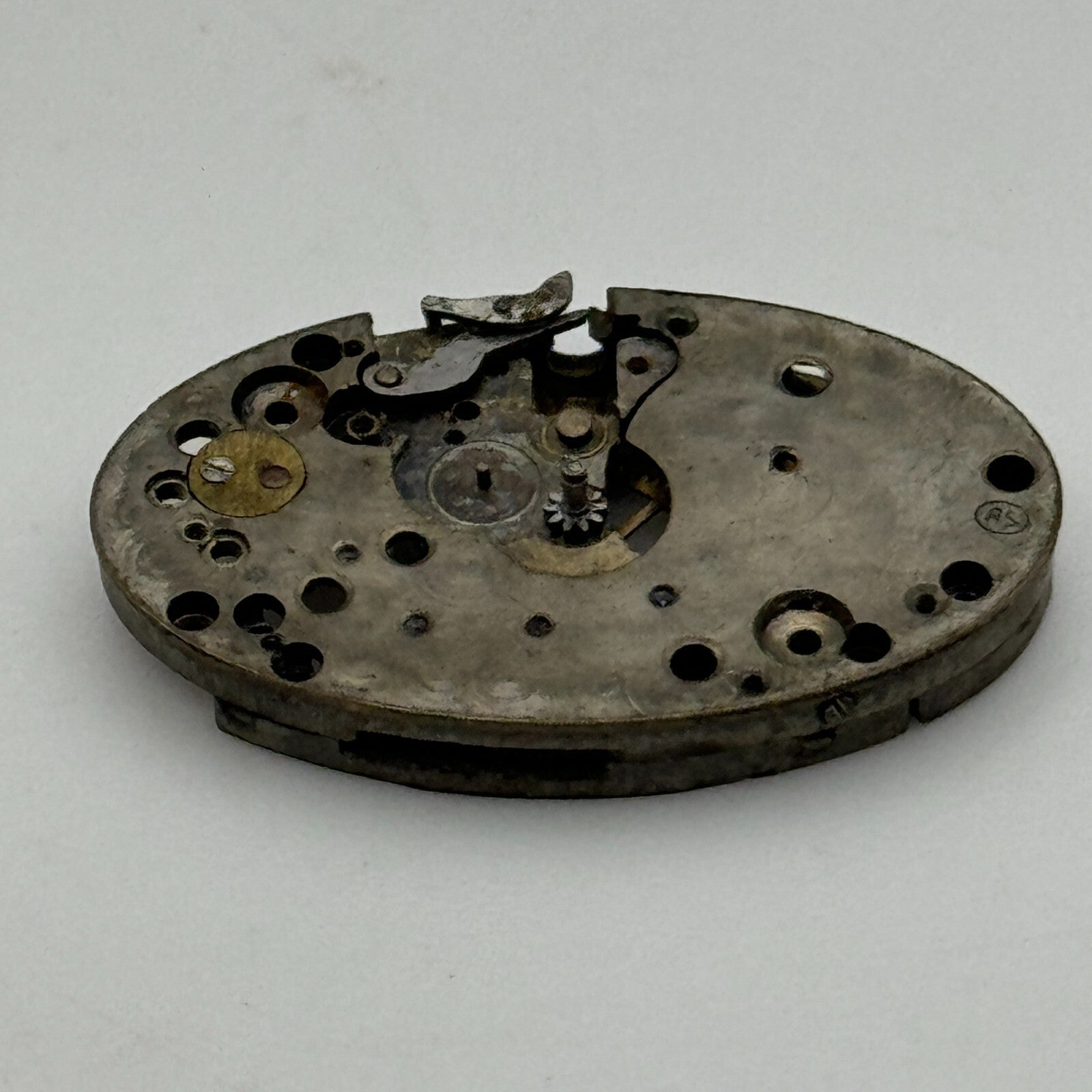 15.2mm Etna Watch Co As 24 A Schild Partial Manual Wind Watch Movement PARTS