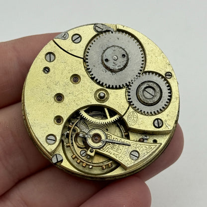 43.1mm Antique Open Face Cyrus GT Pocket Watch Movement PARTS REPAIR