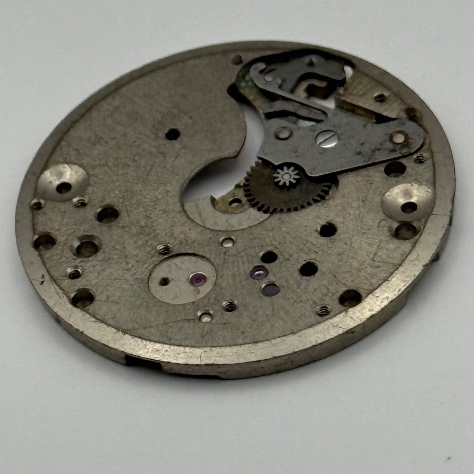 Omega 30T2 SC Watch Movement Main Plate Vintage Parts Repair Swiss Rare 30.5mm