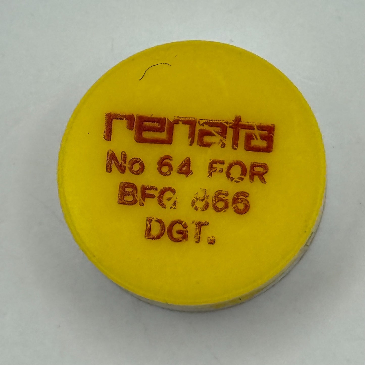 BFG 866 Balance Wheel Complete And Spring DGT 64 Watch Movement Parts NOS 