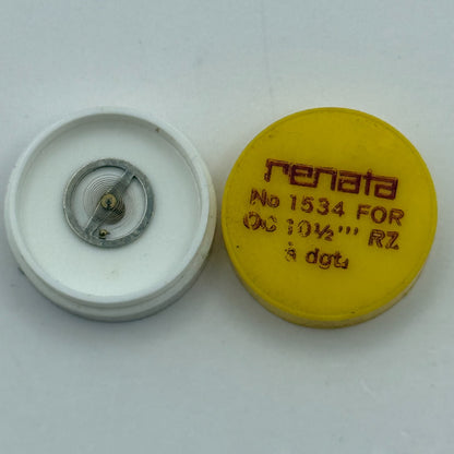 OC RZ Balance Wheel Complete And Spring 10½’’’ a dgt. 1534 Watch Movement Parts 