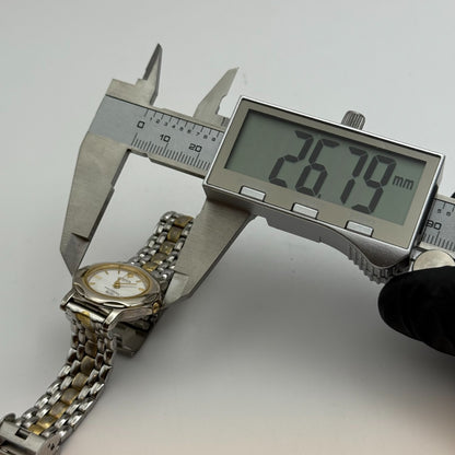 26mm Working Ladies Nero Pa-Nero Milano 2 Tone Quartz Watch 5.25 Inches