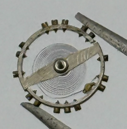 Peseux 100 Balance Wheel Complete And Spring 5 1/4''' 275 Watch Movement Parts 