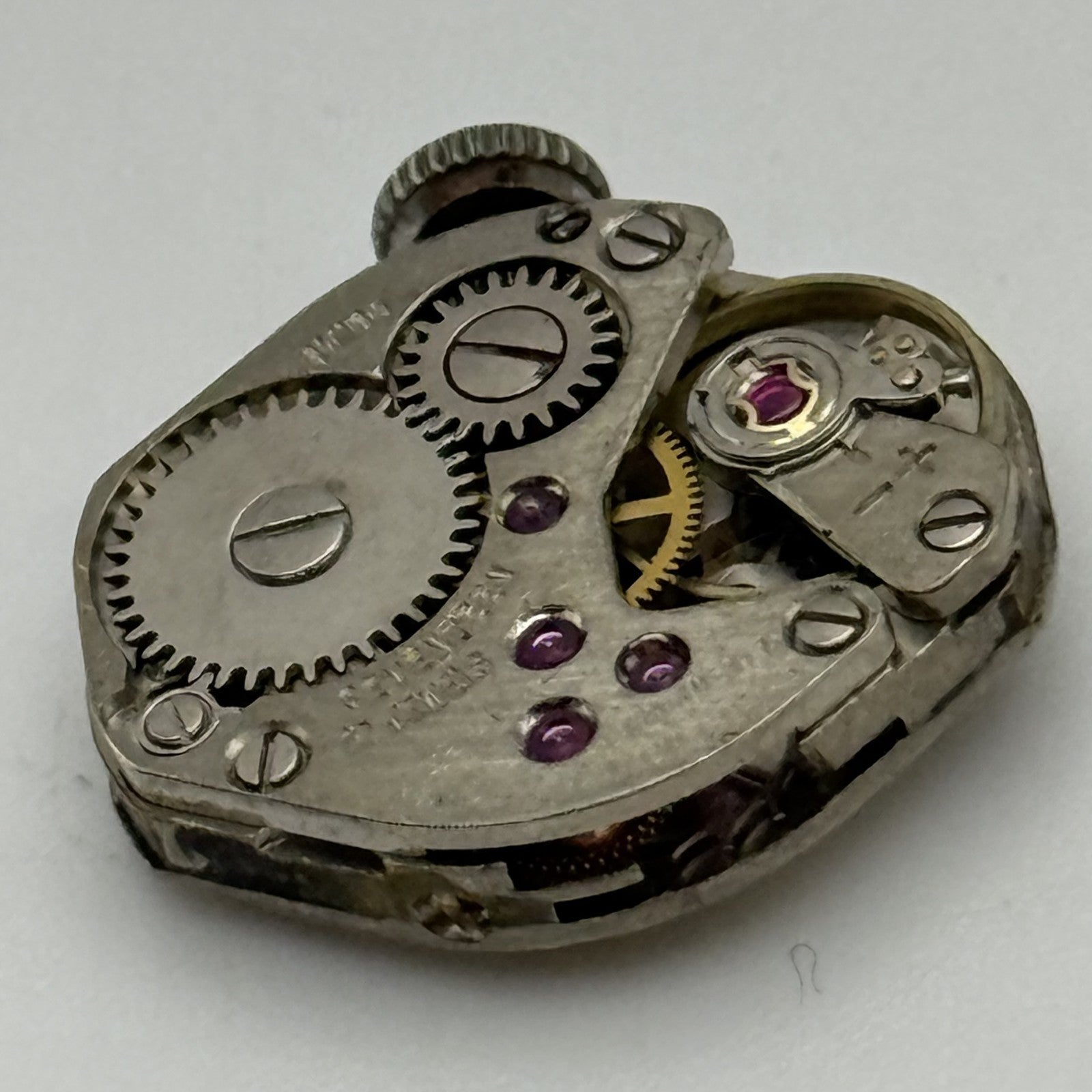 15.2mm Running Vintage Gruen Precision ST Standard 69 Watch Movement PARTS