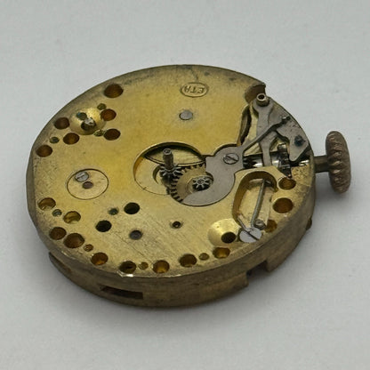 23.6mm Audax W.J.H. ETA 15 Jewels Balance Ok Manual Wind Watch Movement PARTS