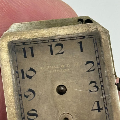 20.7mm Kendal & Dent Rotary Maximus Rare Tank Watch Movement Manual Wind PARTS