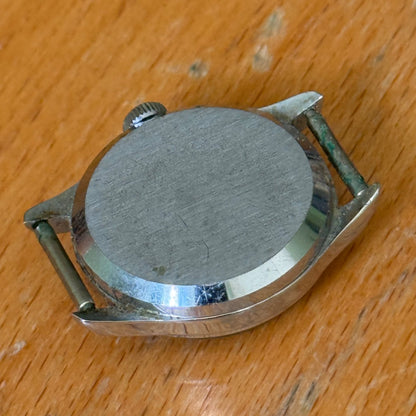 25mm Running Vintage Ingersoll White Dial Swiss Manual Wind Watch PARTS / REPAIR