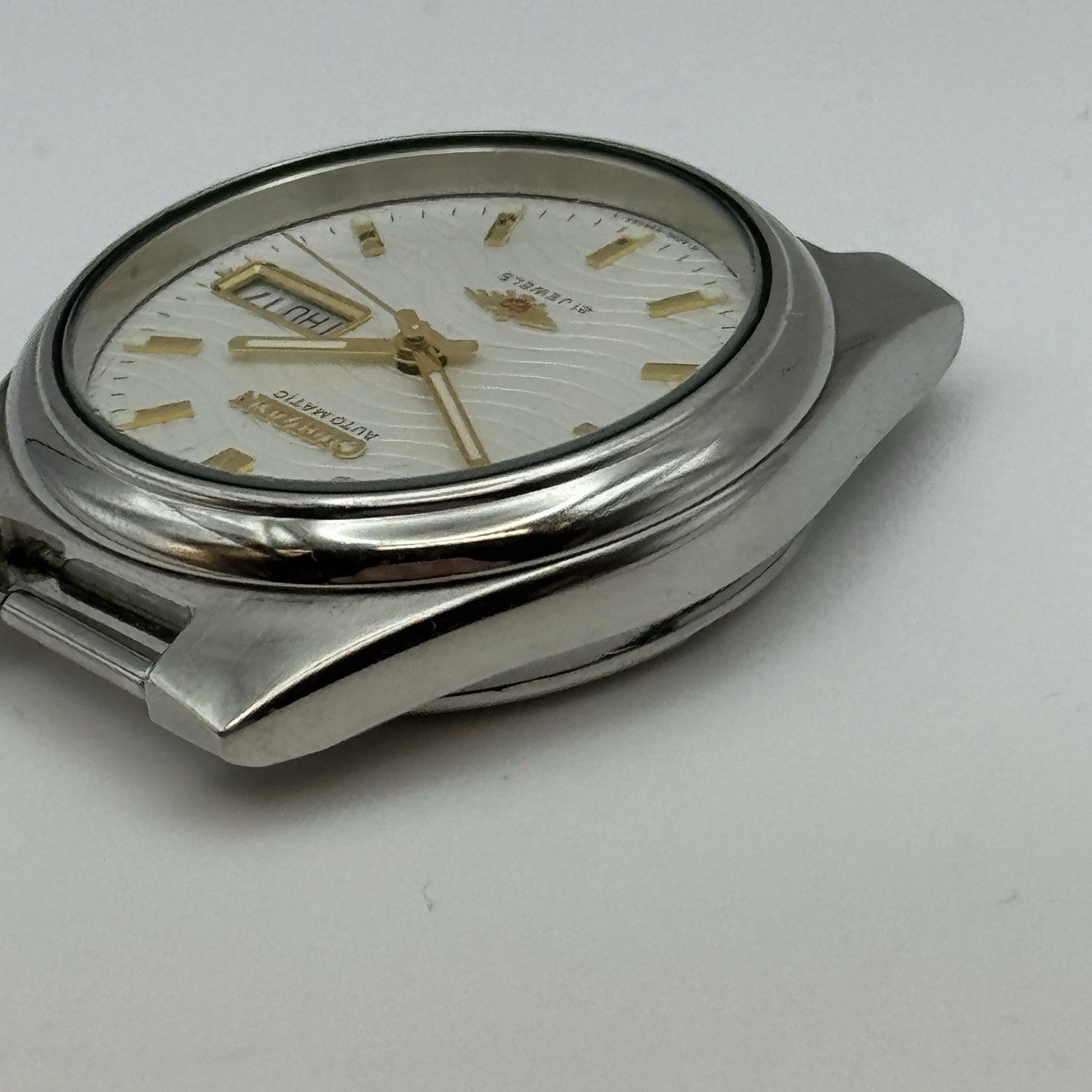 35mm Citizen 8200 Eagle 7 Automatic 4-R35314 Vintage Watch To Restore Arabic