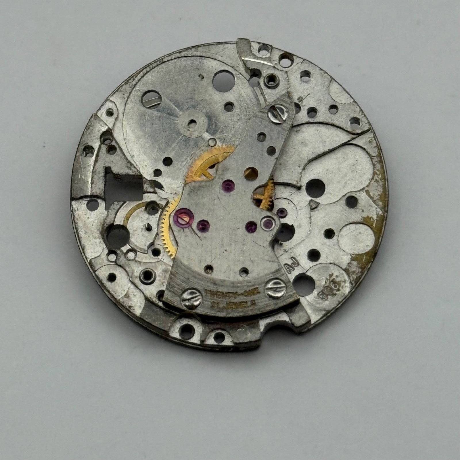 Longines 506 Watch Movement Automatic Incomplete Vintage Swiss Parts 25.9mm