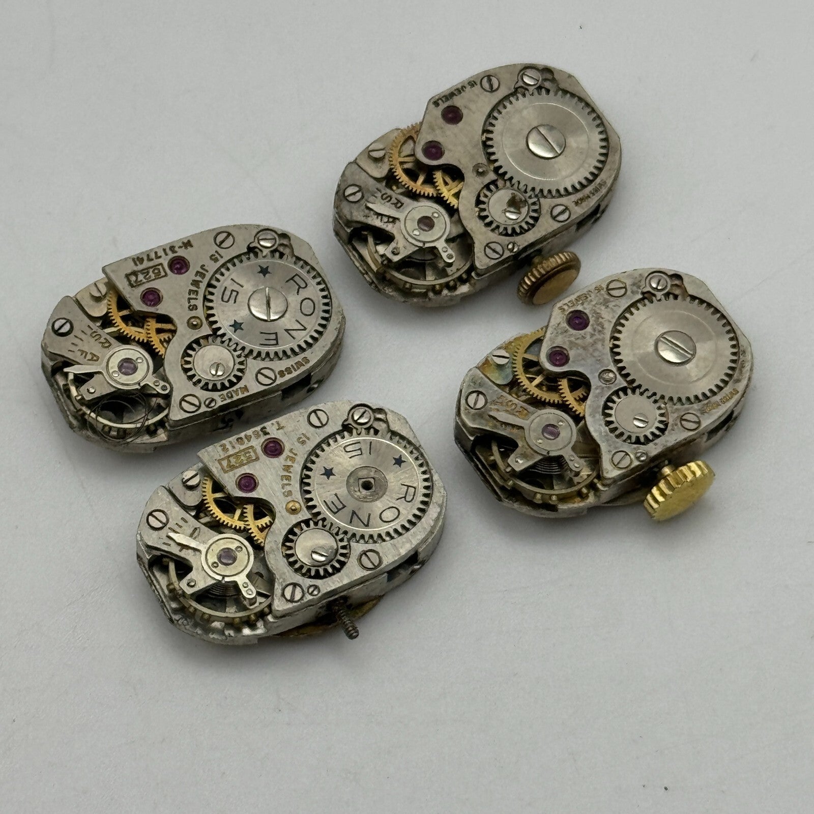 12.8mm 4 x FHF 75 Ladies Manual Wind 15 Jewels Swiss Watch Movement PARTS SPARES