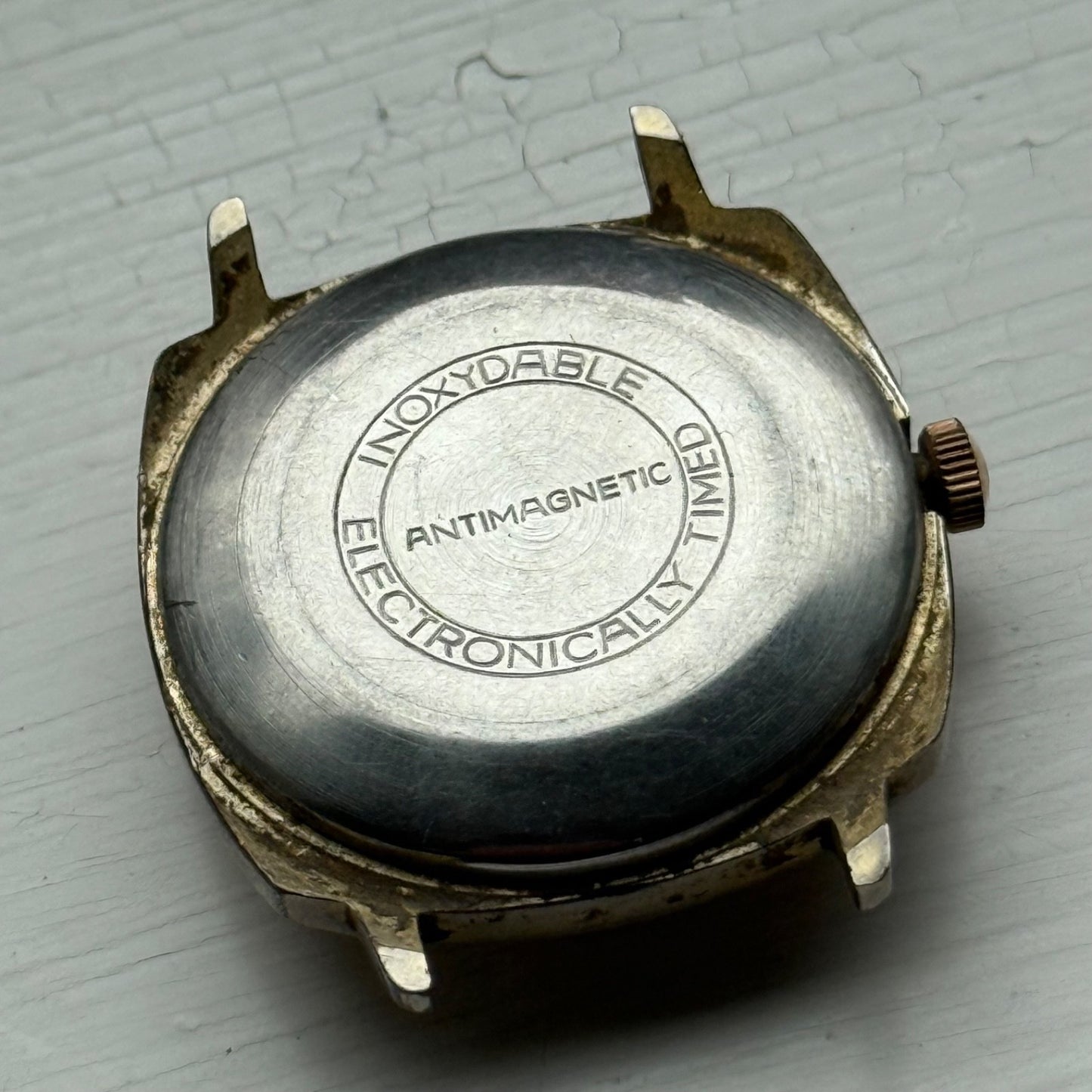 35mm Vintage Ruhla UMF 24-00 Made In GDR Manual Wind Date Watch PARTS / REPAIR