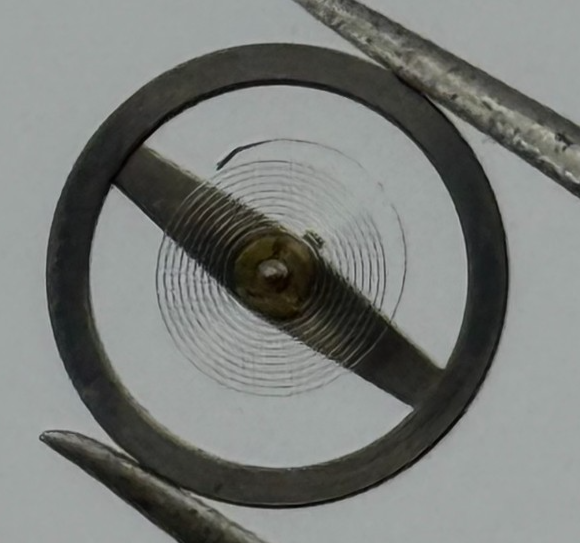 BFG 910 Balance Wheel Complete And Spring 827 Watch Movement Parts NOS