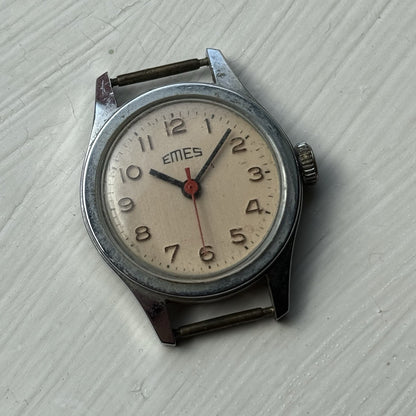 25mm Emes Germany EB 8481-74 Vintage Swiss Manual Wind Watch PARTS / REPAIR