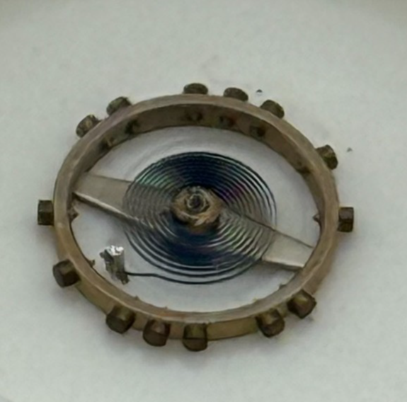 AS 976 1012 Balance Wheel Complete And Spring 29 M Watch Movement Parts NOS 