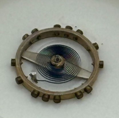 AS 976 1012 Balance Wheel Complete And Spring 29 M Watch Movement Parts NOS 