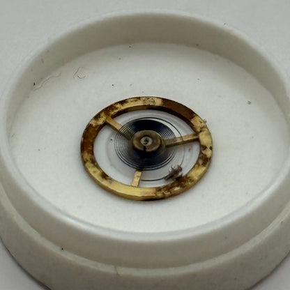 Lanco 5106 Balance Wheel Complete And Spring 5¼’’’ Watch Movement Parts NOS
