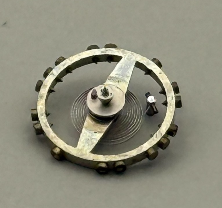 AS 976 1012 Balance Wheel Complete And Spring  29 M Watch Movement Parts NOS