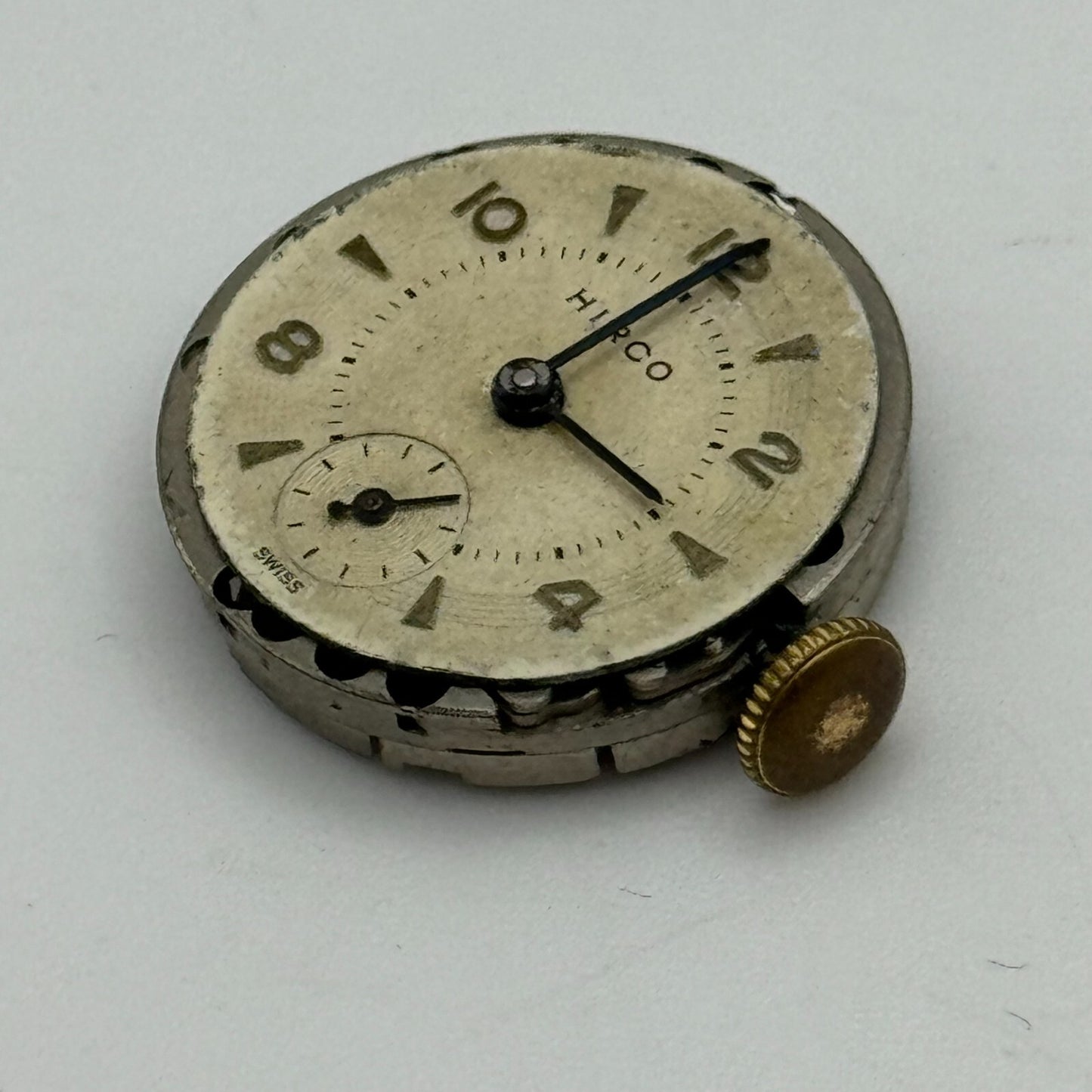 19.7mm Ladies Hirco AS 970 Manual Wind 15 Jewels Watch Movement PARTS SPARES