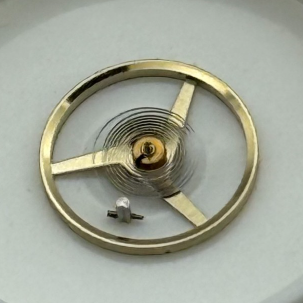 ETA 2487 Balance Wheel Complete And Spring  Ord + Inca 1269 M Watch Parts NOS