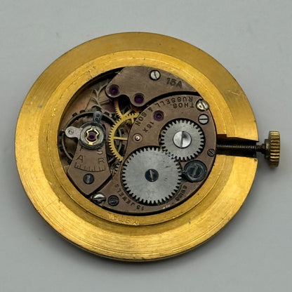 Buser 15A Thomas Russell & Son Watch Movement Running Manual Wind Parts 29.8mm