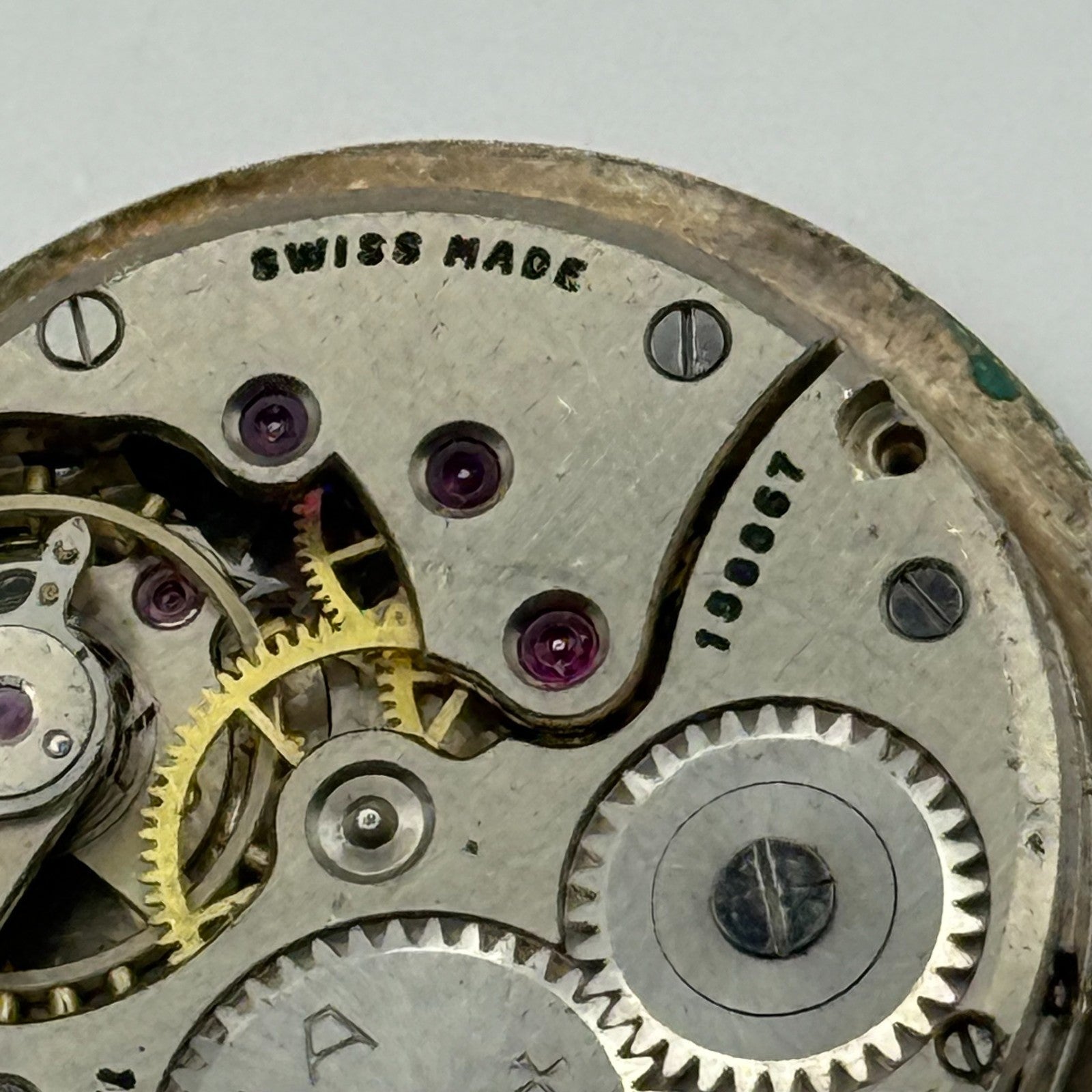 Cyma 162 Watch Movement Manual Wind Vintage Swiss 15 Jewels Parts Repair 23.5mm