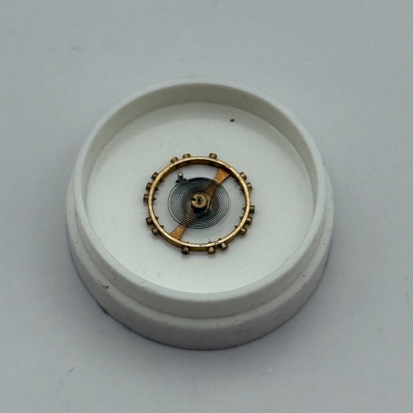AS 1051 Balance Wheel Complete And Spring 5¼’’’ 34 M Watch Movement Parts NOS