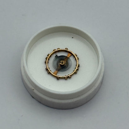 AS 1051 Balance Wheel Complete And Spring 5¼’’’ 34 M Watch Movement Parts NOS
