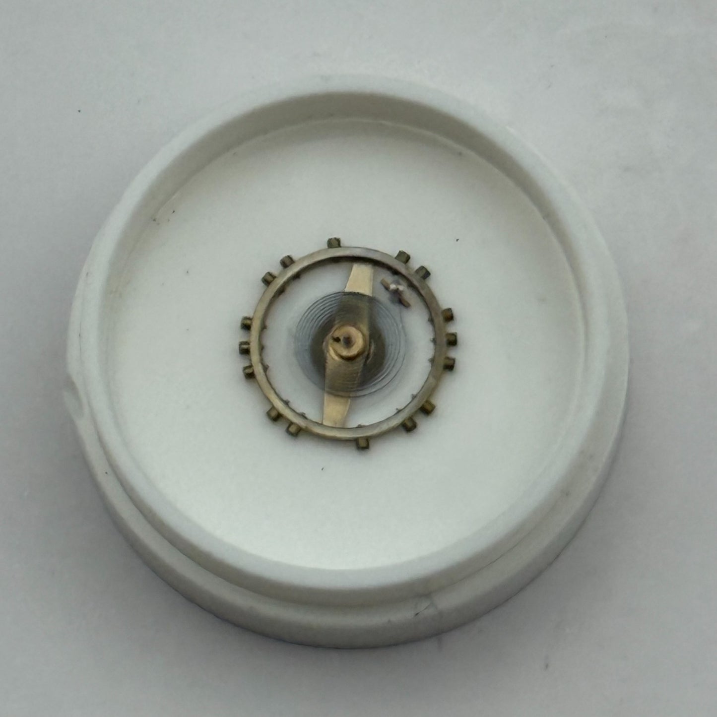 ETA 2487 Balance Wheel Complete And Spring  Ord + Inca 1269 M Watch Parts NOS