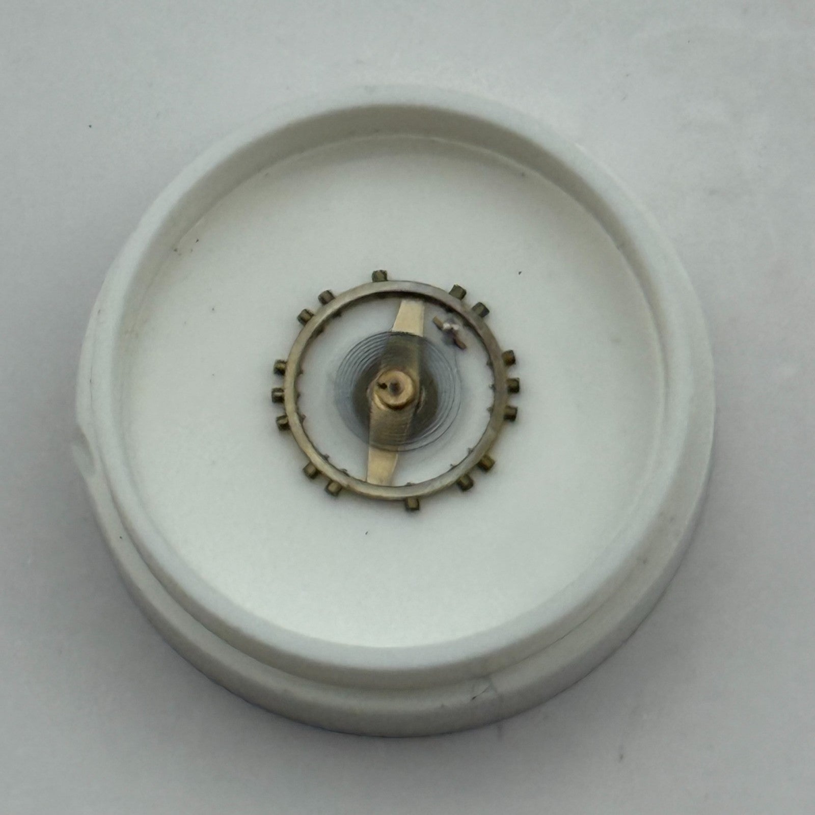 ETA 2487 Balance Wheel Complete And Spring  Ord + Inca 1269 M Watch Parts NOS