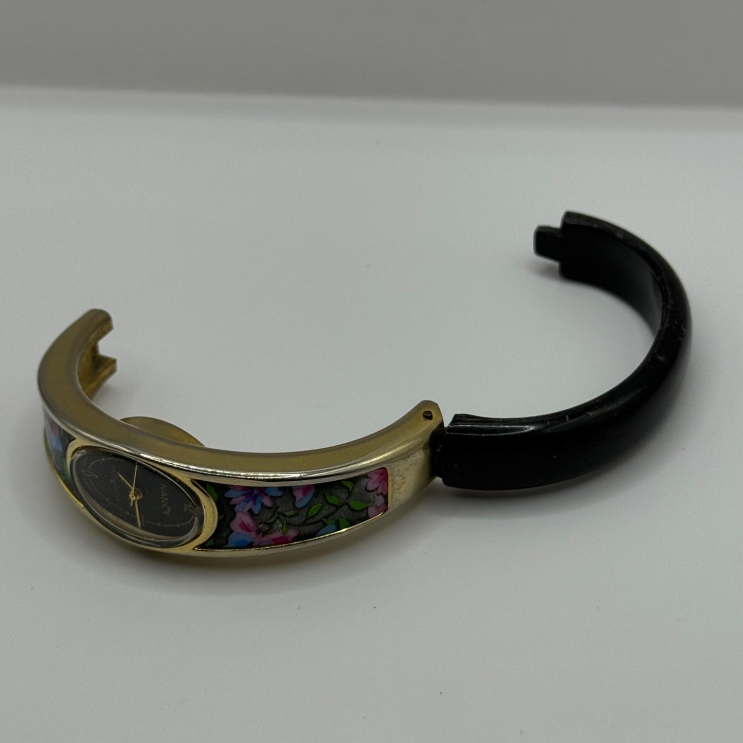 17mm Vintage Floral Flower Antimagnetic Manual Wind Bangle Watch PARTS / REPAIR