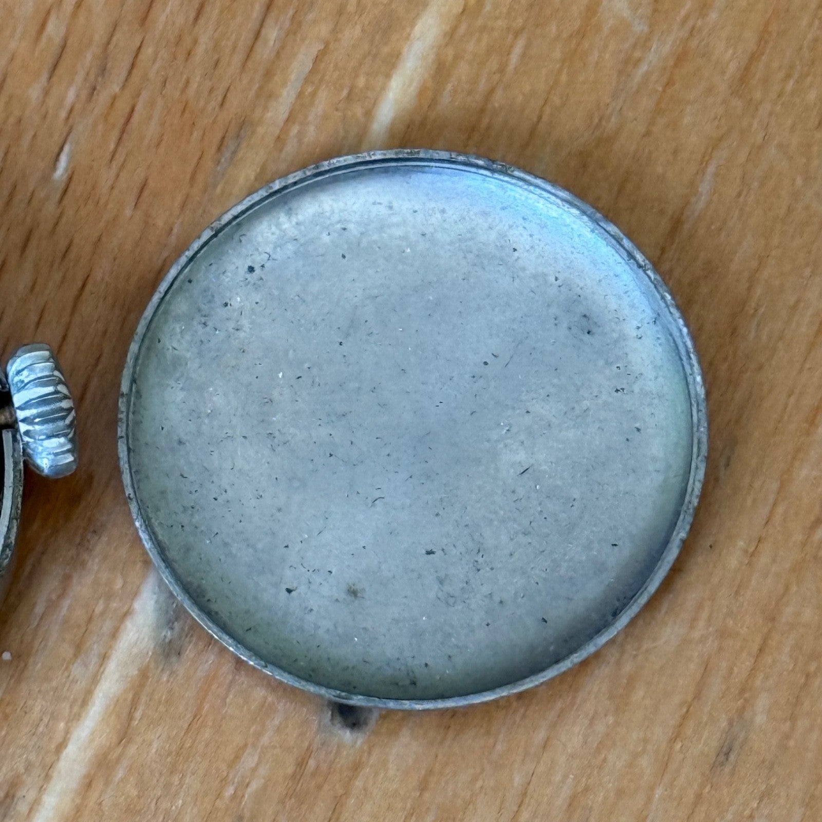 26mm Vintage Interesting Swiss Made Bullseye Manual Wind Watch PARTS / REPAIR