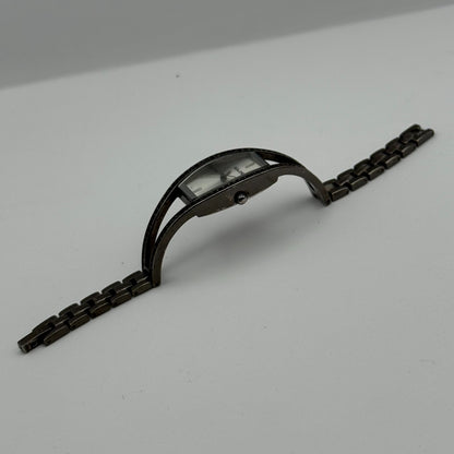 Solo Ladies Quartz Watch Silver Dial Crystal Accents Bracelet Working 20mm