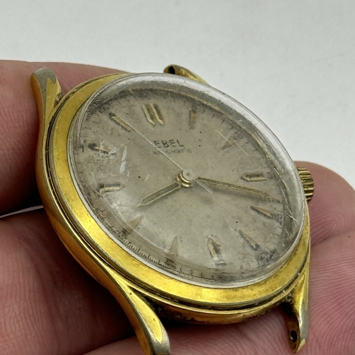 35mm Ebel Cal 123 / 1344 Automatic Bumper Sweep Secs Vintage Watch - TO RESTORE