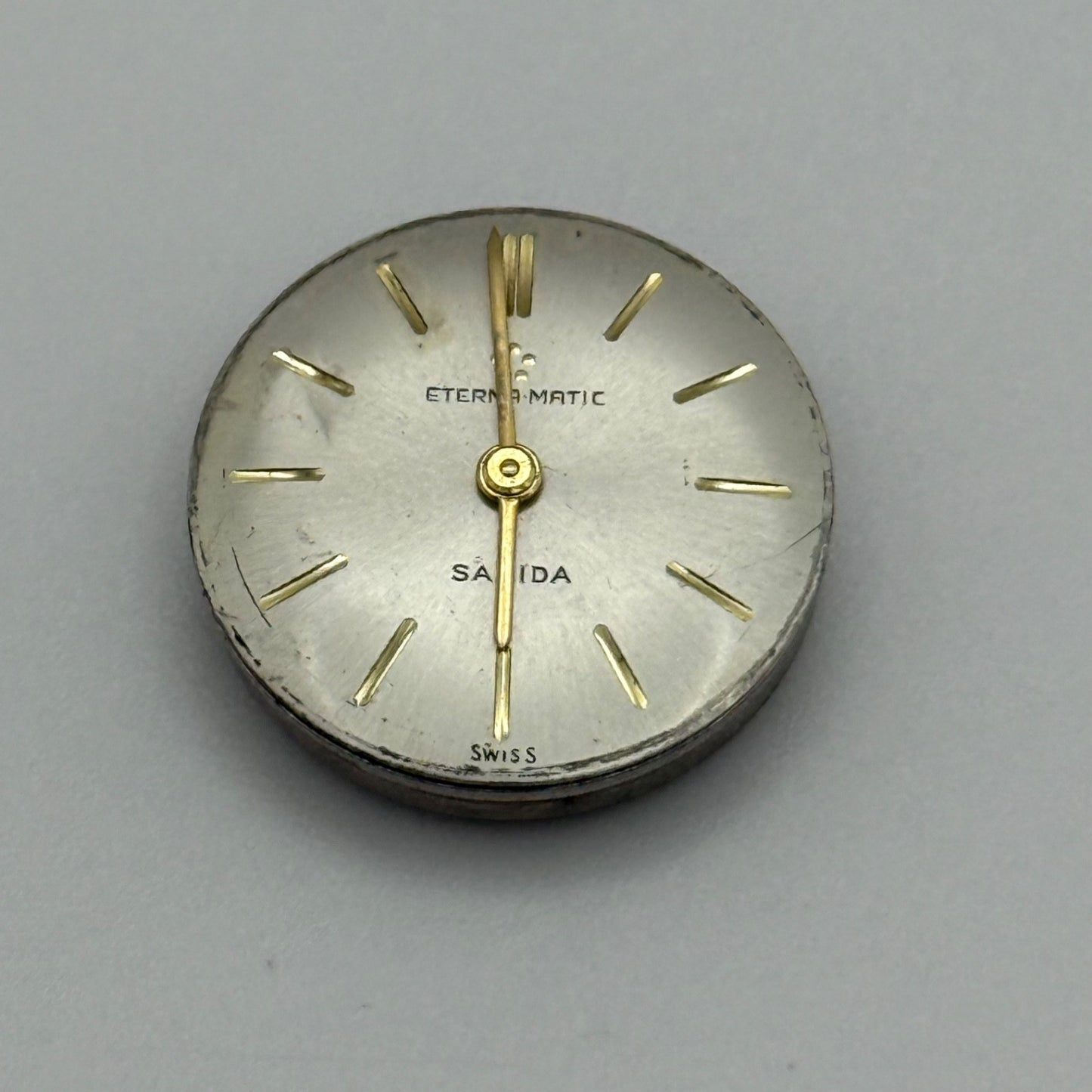 Eterna Matic 1446 Automatic Watch Movement Sahida Ladies Vintage Parts 18.5mm