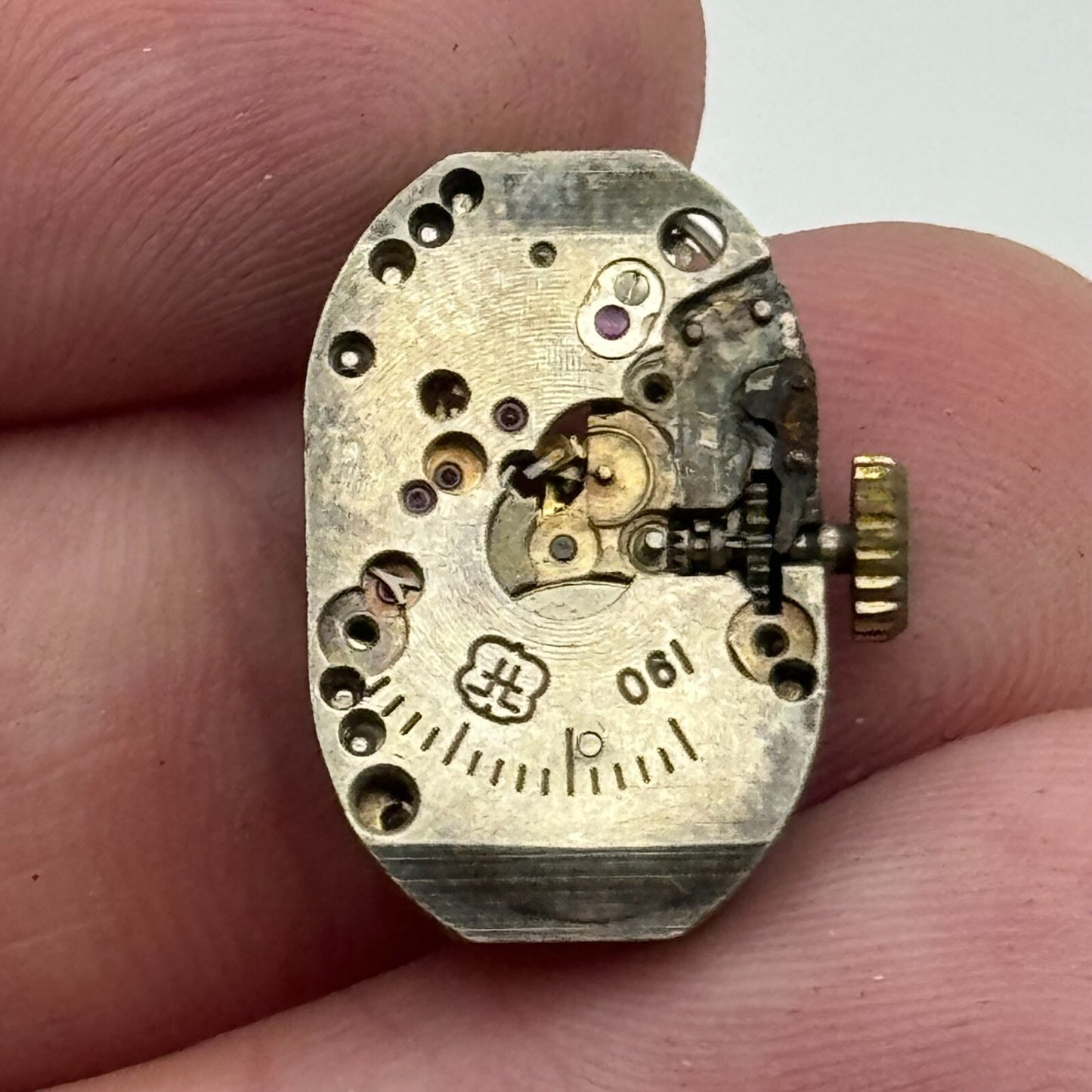 12.7mm FHF 190 Rone J-285470 Manual Wind 15 Jewels Swiss Watch Movement PARTS