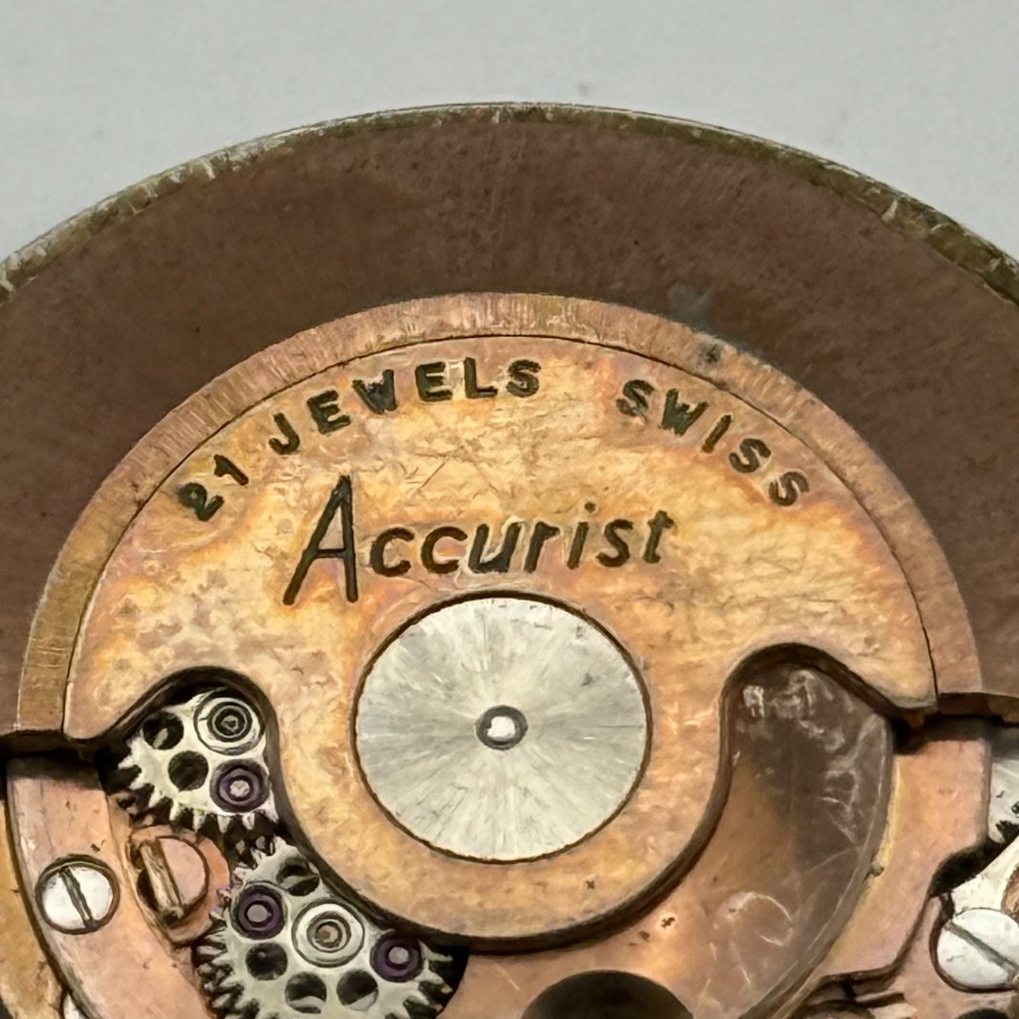 ETA 2451 Watch Movement Accurist Shockproof 21 Jewels Automatic Parts 28.5mm