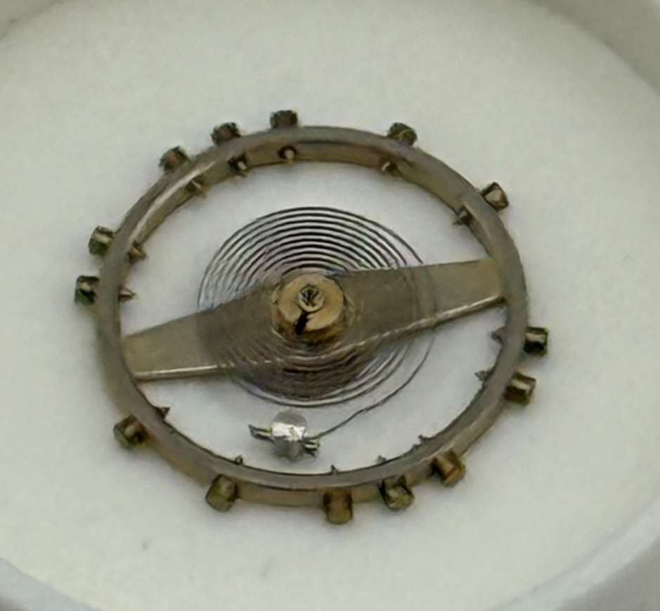 AS 1240 SSR Balance Wheel Complete And Spring 8¾’’’ 1248 M Watch Movement Parts 