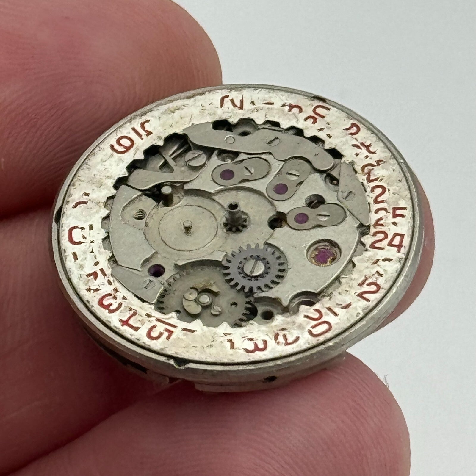 25.9mm Men's FHF 73-4N Swiss Manual Wind 23 Jewels Watch Movement PARTS REPAIR