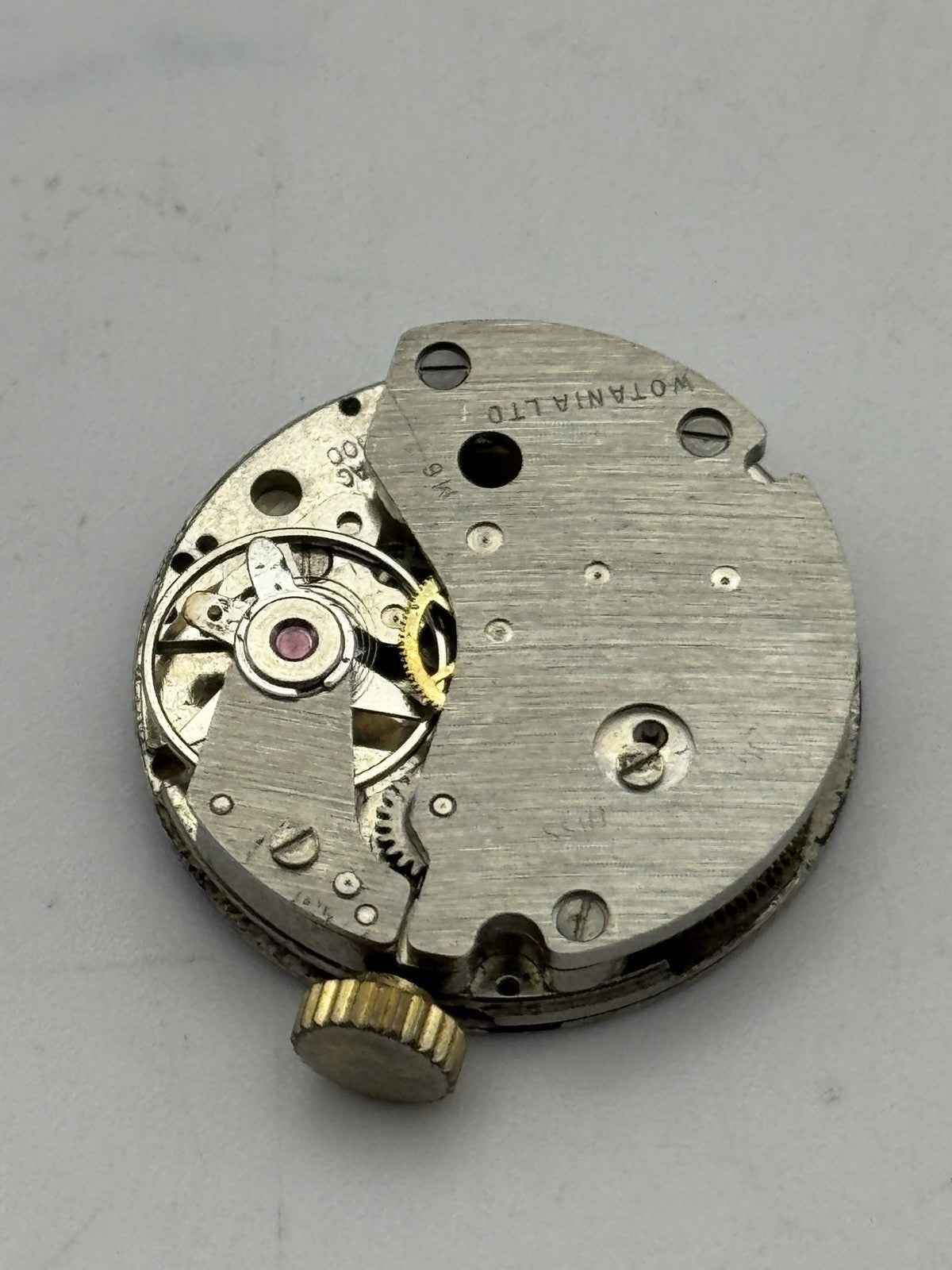 21.4mm Vintage Services Brac 2100 Manual Wind Swiss Watch Movement PARTS REPAIR