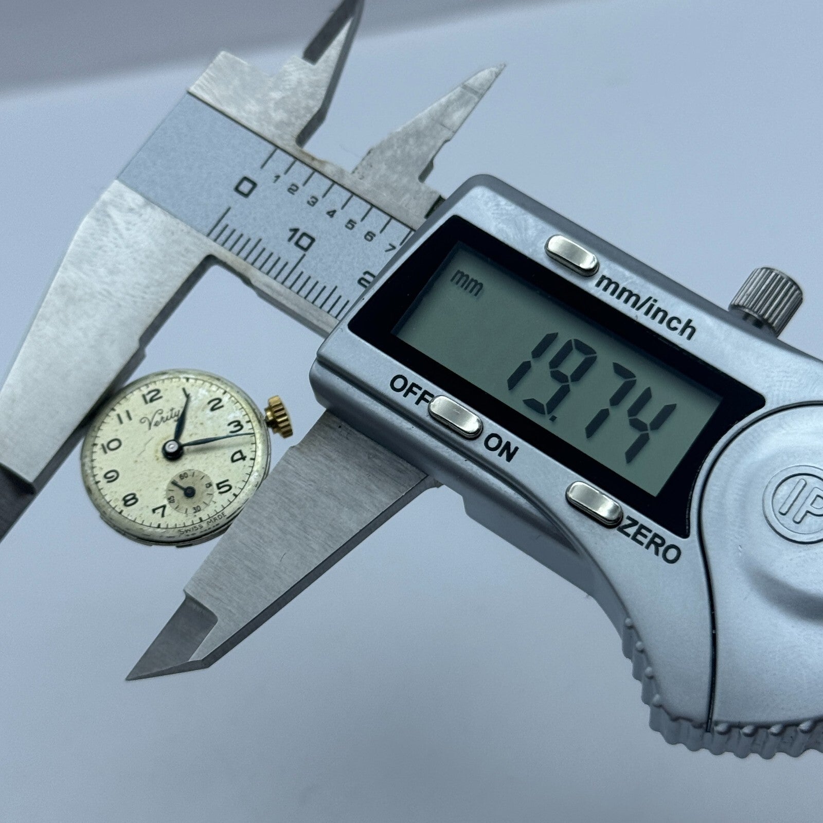 19.7mm Running Verity ETA 980 Sub Seconds Manual Wind Swiss Watch Movement PARTS