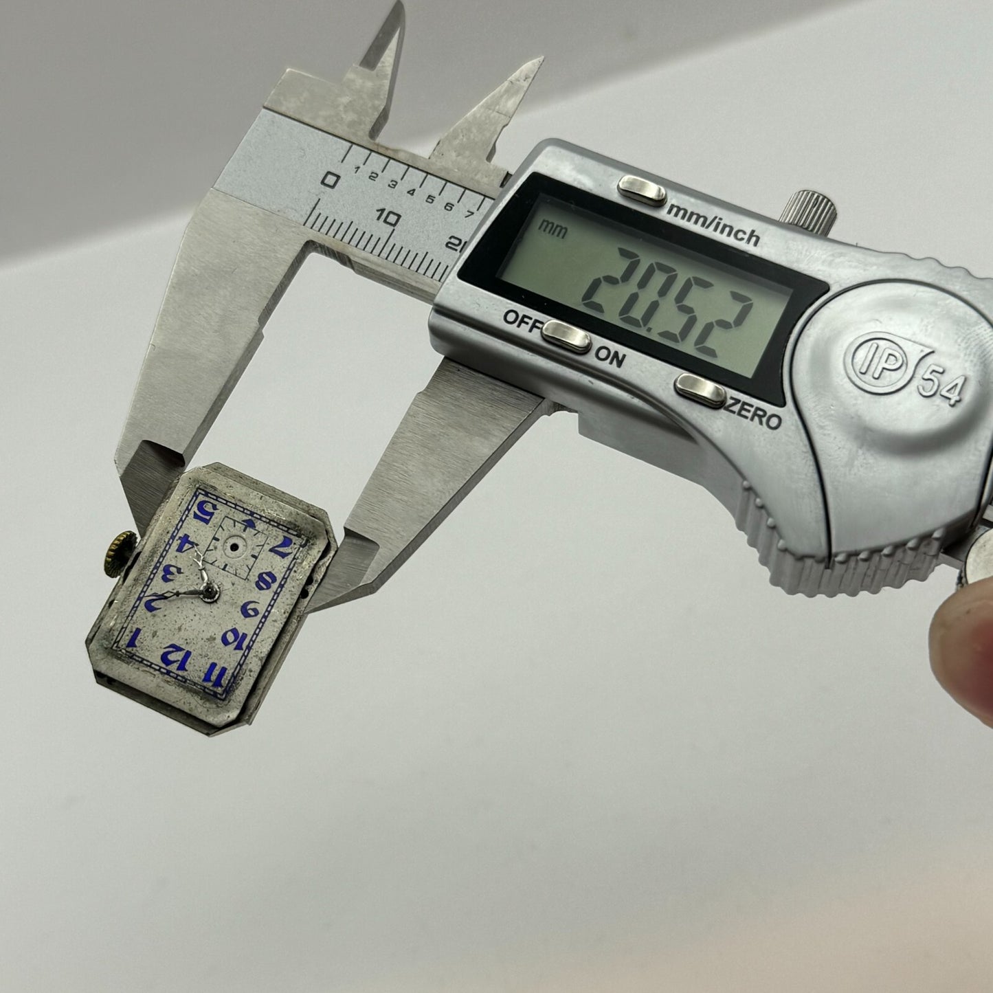 20.5mm Running Rotary Maximus Cal 54 Tank Watch Movement Manual Wind PARTS