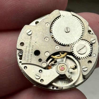 26mm Vintage Lucerne BFG 844 Swiss Black Dial Manual Wind Watch PARTS / REPAIR