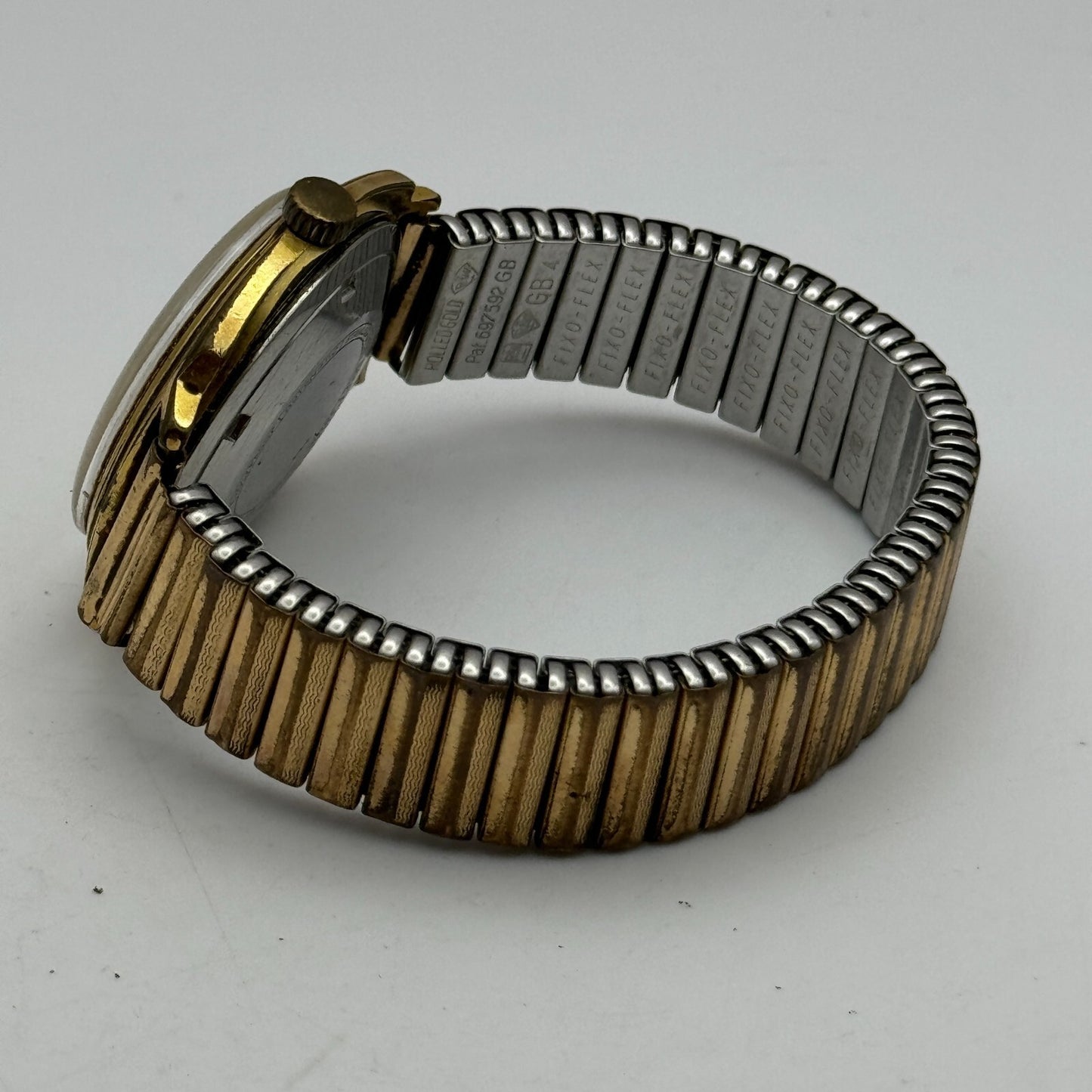 33mm Men’s Vintage Accurist Shockmaster Automatic ETA 2472 Date Dial Watch PARTS