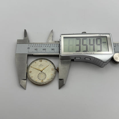 Smiths De Luxe 18 Jewels Watch Movement Manual Wind Vintage Parts Repair 32.3mm