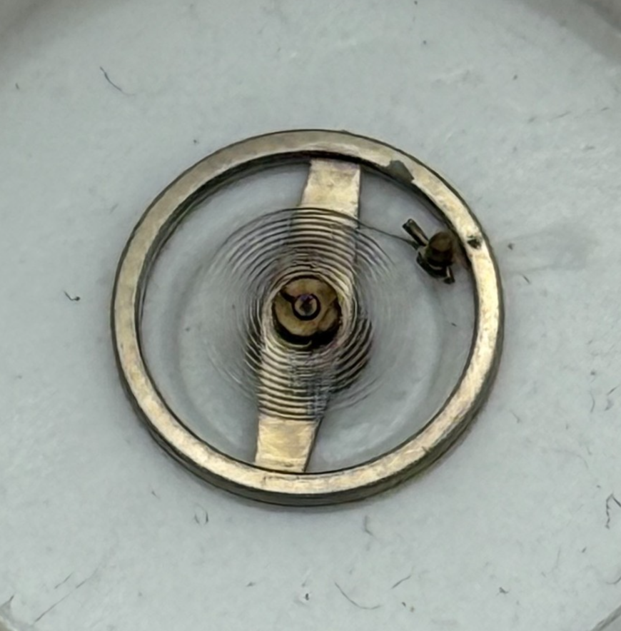 Brac 2021 2051 Balance Wheel Complete And Spring 69 M Watch Movement Parts NOS