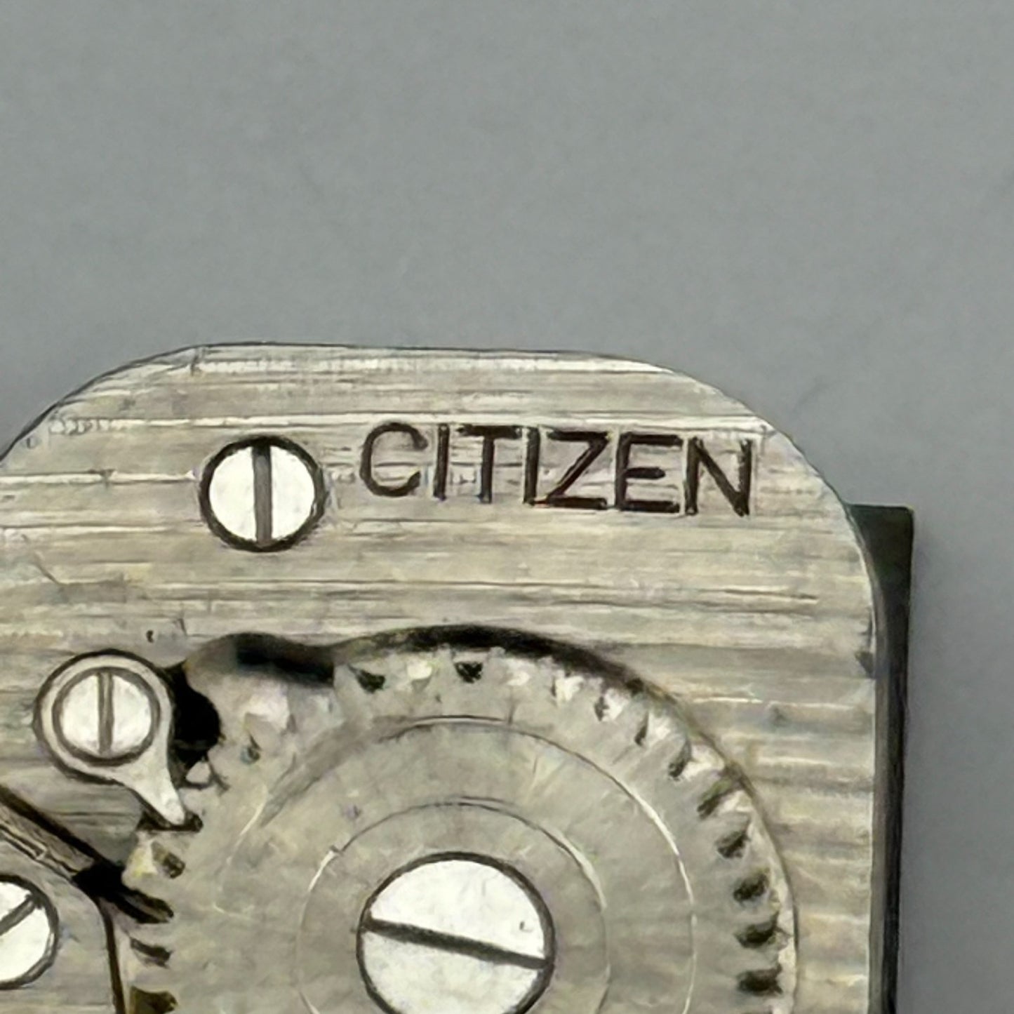 Citizen 9407 Parashock Baguette Watch Movement Manual Wind Vintage Parts 10.2mm