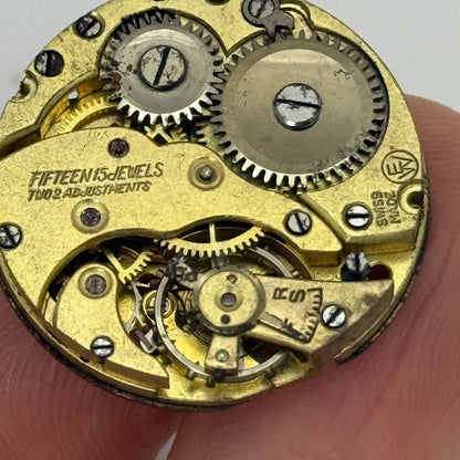 23.2mm Vintage AS 341 A Schild Partial Manual Wind Watch Movement PARTS REPAIR