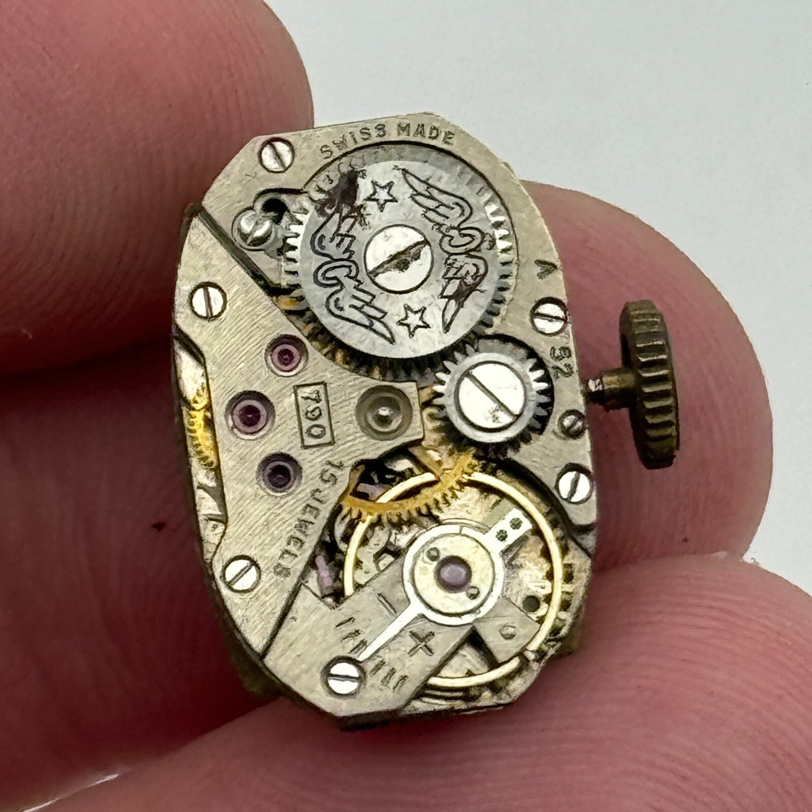 12.9mm Ladies Rotary AS 1051 A Schild Manual Wind Swiss Watch Movement PARTS
