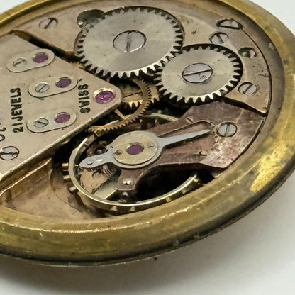 Accurist ETA 2390 Watch Movement Manual Wind Vintage Swiss Parts Repair 29.7mm