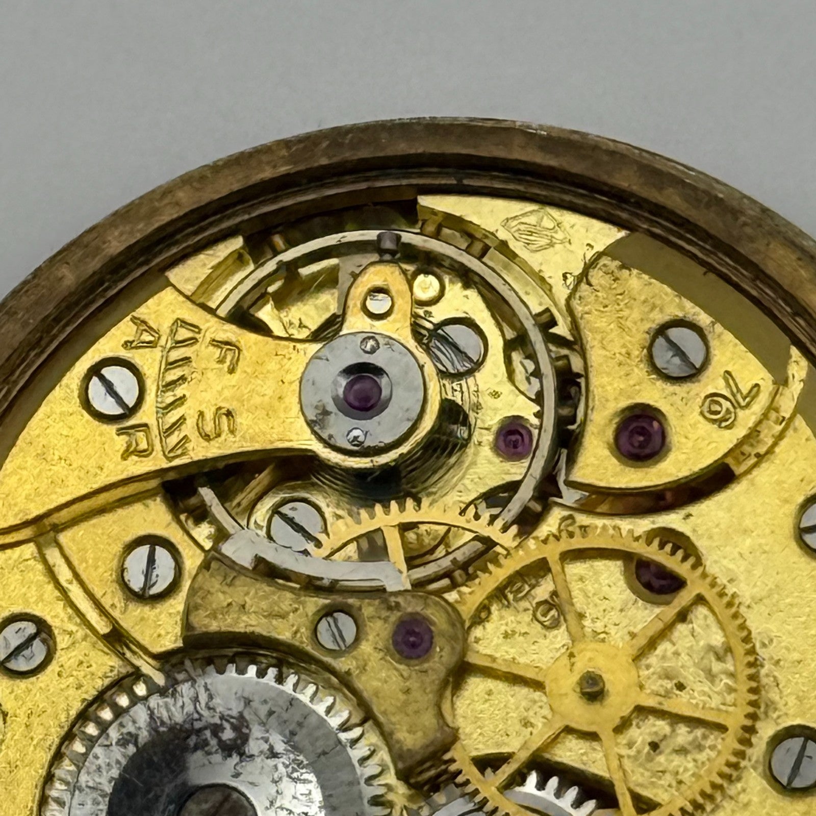 Rotary Maximus Revue 76 Good Balance Watch Movement Manual Wind Parts 26.9mm